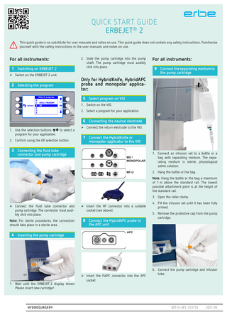 ERBEJET 2 Quick Guide May 2021