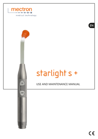 starlight s + Use and Maintenance Manual Rev 03