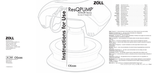 ResQPUMP Instructions for Use