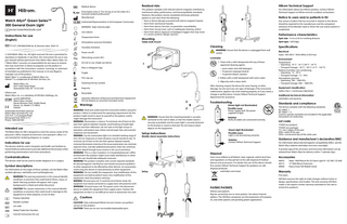 300  Green Series Ref 771377 General Exam Light Ver B  Instructions for Use Oct 2020