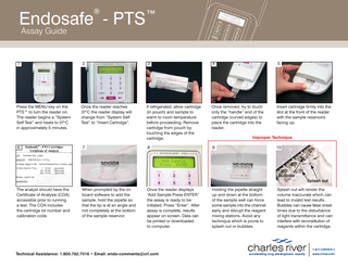 The Endosafe-PTS System Assay Guide