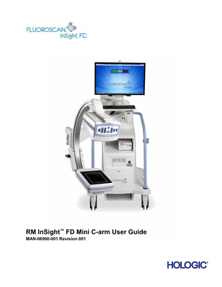 RM InSight FD Mini C-arm System User Guide Rev 001