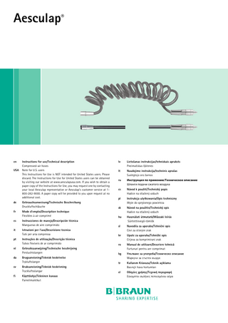 Compressed-air hoses Instructions for Use V4.0