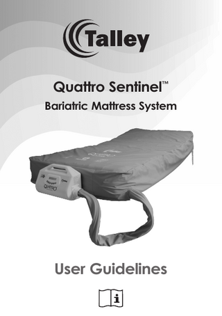 Quattro Sentinel Bariatric Mattress System User Manual Jan 2017