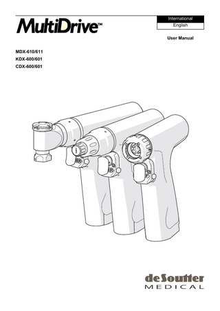 International English User Manual MDX-610/611 KDX-600/601 CDX-600/601  