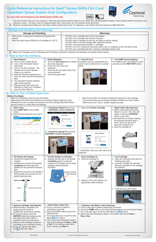 Xpress System (Hub Configuration) Quick Reference Guide Rev B April 2020