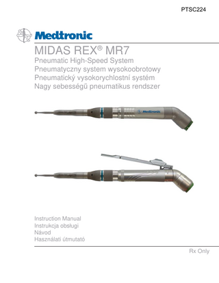 MR7 Pneumatic High-Speed System Instruction Manual PTSC224