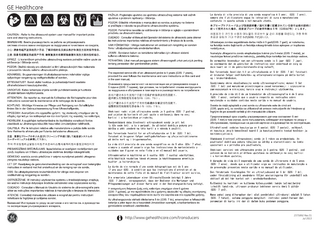 Ultrasound Maintenance and Care Instructions Rev 31 July 2013