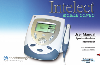 Intelect Mobile Combo Model 2778 User Manual Rev G