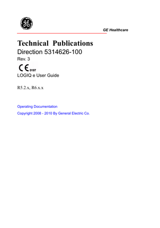 LOGIQ e User Guide Rev 3