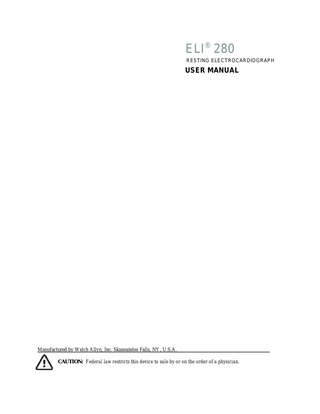 ELI 280 User Manual Rev F Oct 2019