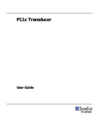 P11x Transducer User Guide