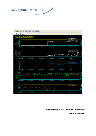 CapnoTrue AMP and ASP PC-Software User Manual V2.2