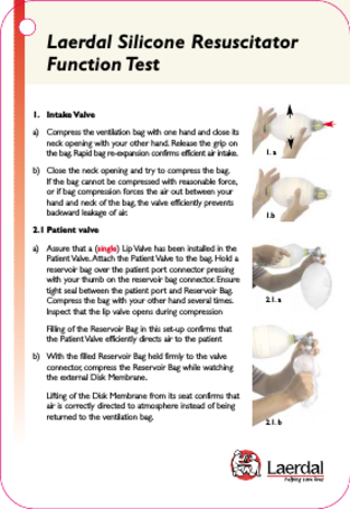 Silicone Resuscitator Function Test Guide