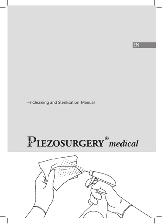 Piezosurgery System Cleaning and Sterilisation Manual