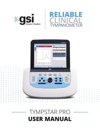 GSI TYMPSTAR PRO User Manual Rev B