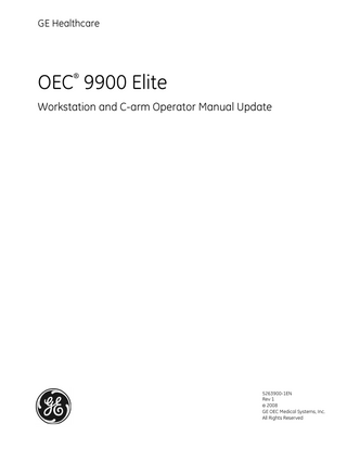 Update  Table of Contents Section 1 Overview and Updated Compliance and Safety ...1-1 Overview ... 1-1 System Compliance... 1-1 Updated Safety Information... 1-2 Electromagnetic Compatibility Statement... 1-2 Essential Performance Criteria... 1-2 Compliance Information – China ... 1-3 Pollution Control Information... 1-3  Section 2 Workstation Updates...2-1 Workstation Uninterruptible Power Supply (UPS)... 2-1 UPS Operation... 2-1 First Time Workstation Setup... 2-1 Starting, Shutting Down, and Restarting the System ... 2-2 Starting the System ... 2-2 File System Check... 2-3 Shutting Down the System... 2-5 Restarting the System ... 2-5 Startup Checklist... 2-6 Shutdown Checklist ... 2-7 Transport and Storage Checklist... 2-7 Immediate Workstation Shutdown ... 2-9 Power Loss and System Restart ...2-10 System Lockups...2-10 Using the Medrad Mark V ProVis Injector...2-10 Important Safety Notice ...2-10 Proper Injector Use ...2-10 Intended Use...2-10 Connecting the Injector to the 9900 Elite Workstation...2-11 Auto Inject Synchronization...2-12 Keyboard Notes...2-13 Swap Key ( )...2-13 Diacritic Keys ...2-13 Num Lock ( ) ...2-13 Workstation Notes, Cautions and Warnings ...2-14 External Connections...2-14 Connecting a Device to a Workstation Connector ...2-15 Service Only Anatomical Profile...2-16 Pulsed Fluoro Modes and Dose Reduction ...2-16 Footswitch Model or Mode Mismatches...2-16 Multiple Switch Presses...2-17 Extended Exposure Feature...2-18  Page iii  