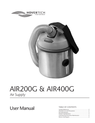 HoverMatt 200G and 400G User Manual Rev E Nov 2021