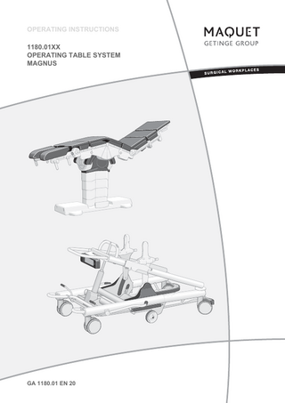 MAGNUS 1180.01XX Operating Instructions V20.02 April 2014