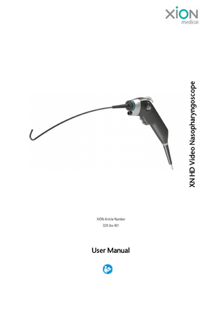 XN HD Video Nasopharyngoscope 329 3xx 401 User Manual Nov 2017