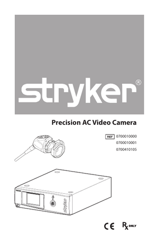 Precision AC Video Instructions for Use Rev F Nov 2018