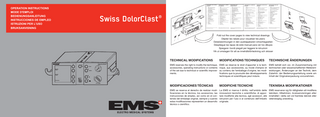 DolorClast Operating Instructions Aug 2010