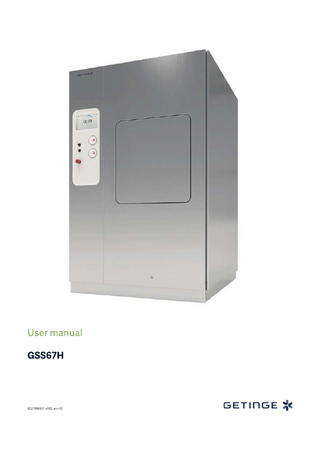 GSS67H Steriliser User Manual