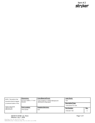 Neptune 3 Instructions for Use Rev C Nov 2015