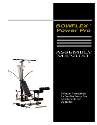 Bowflex Power Pro Assembly Manual Rev 3.0 Feb 2003