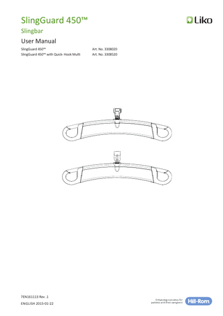 SlingGuard 450 User Manual Rev 1 Jan 2015