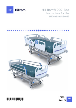 Hill-Rom 900 LI900B2 and LI900B3 User Manual Rev 013 March 2021