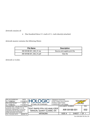 RapidfFN 10Q System User Manual Rev 002 Feb 2013