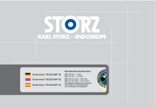 202120 20 -1 and 020 Endovision TELECAM SL Instruction Manual Ver 2.1 Nov 2004