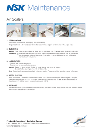 Air Scalers Maintenance Guide