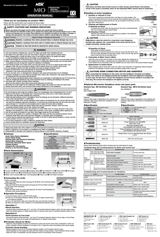 MIO Operation Manual Jan 2012