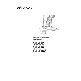 SL-D2 and D4 and D4Z Instruction Manual ver Feb 2004