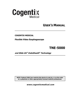 TNE-5000 User Manual Rev E Oct 2015